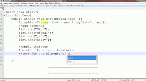 java iterator|Java ArrayList .